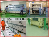 move cleanroom machinery __ air bearing casters